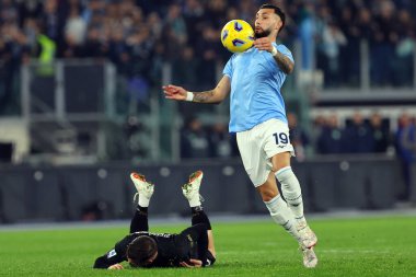 Roma, İtalya 28.01.2024: Lazio 'lu Taty Castellanos İtalyan Serisi A TIM 2023-2024 futbol karşılaşmasında Roma' daki Olimpiyat Stadyumu 'nda SS Lazio ile SSC Napoli karşılaşacak..