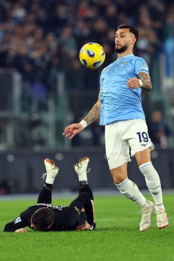 Roma, İtalya 28.01.2024: Lazio 'lu Taty Castellanos İtalyan Serisi A TIM 2023-2024 futbol karşılaşmasında Roma' daki Olimpiyat Stadyumu 'nda SS Lazio ile SSC Napoli karşılaşacak..