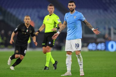 Roma, İtalya 28.01.2024: Lazio 'lu Taty Castellanos İtalyan Serisi A TIM 2023-2024 futbol karşılaşmasında Roma' daki Olimpiyat Stadyumu 'nda SS Lazio ile SSC Napoli karşılaşacak..