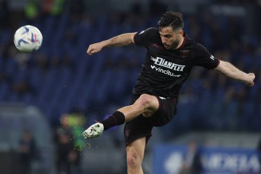 Roma, İtalya 12.04.2024: İtalyan Serisi A TIM 2023-2024 futbol müsabakası sırasında Salernitana Manolaları SS LAZIO vS SALERNITANA CALCIO Roma Olimpiyat Stadyumu 'nda.