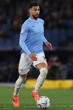 Roma, İtalya 23.04.2024: İtalya Kupası sırasında Lazio 'dan Taty Castellanos - Coppa Italia Frecciarossa 2023-2024 yarı final futbol müsabakası derbisi SS LAZIO JUVENTUS FC 1909 Roma Olimpiyat Stadyumu' nda.