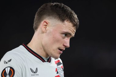 Roma, İtalya 2.05.2024: UEFA Avrupa Ligi 2023-2024 sezonunda Leverkusen 'li Florian Wirtz, 1 yarı final bacağı, AS Roma Bayer 04 Leverkusen ile Roma Olimpiyat Stadyumu' nda oynanan yarı final maçı.