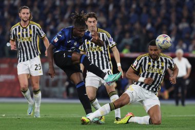 Roma, İtalya 15.05.2024: Atalanta 'nın EL BILAL TOURE' si ITALY CUP 2023-2024, Coppa Italia Frecciarossa, futbol maçı Atalanta Bergamasca-FC Juventus 'a karşı Roma Olimpiyat Stadyumu' nda.