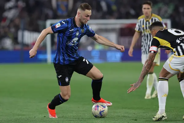 Stock image Rome, Italy 15.05.2024: Koopmeiners of Atalanta  in action during  the ITALY CUP 2023-2024, Coppa Italia Frecciarossa, football match Atalanta Bergamasca vs FC Juventus at Olympic Stadium in Rome.