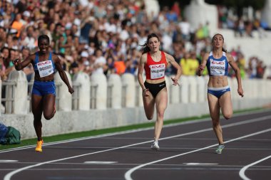 Roma, İtalya 18.05.2024: ELISA VISENTIN (ITA) Roma 'daki stadyum dei Marmi' de 2024 Roma Bahar Festivali 'nde 200 milyon kadın kazandı.