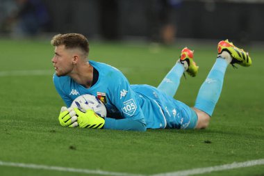 Roma, İtalya 19.05.2024: İtalyan Serisi A TIM 2023-2024 futbol karşılaşmasında Josep Martinez, Roma 'daki Olimpiyat Stadyumu' nda AS ROMA, GENOA Cricket ve Football Club 'a karşı.