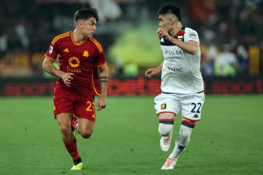 Roma, İtalya 19.05.2024: İtalya Serisi A TIM 2023-2024 maçında Alessandro Vogliaccoof Genoa, Roma 'daki Olimpiyat Stadyumu' nda AS ROMA ile GENOA Cricket ve Football Club karşılaşması