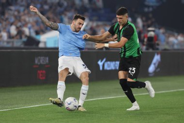 Roma, İtalya 26.05.2024: Lazio 'lu Maria Gila, İtalya Serisi A TIM 2023-2024 futbol karşılaşması sırasında Salernitana Gyomber Roma' daki Olimpiyat Stadyumu 'nda SS LAZIO - SASSUOLO.