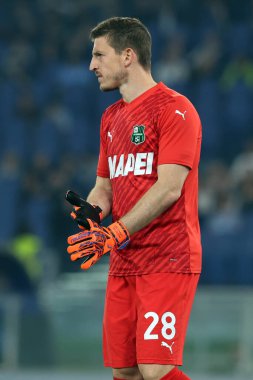 Roma, İtalya 26.05.2024: İtalyan Serisi A TIM 2023-2024 futbol karşılaşmasında Sassuolo 'dan Alessio Cragno Roma' daki Olimpiyat Stadyumu 'nda SS LAZIO - SASSUOLO.