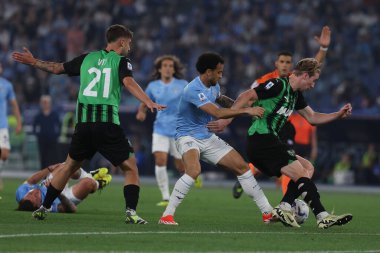 Roma, İtalya 26.05.2024: İtalyan Serie A TIM 2023-2024 futbol karşılaşmasında Felipe Anderson Roma Olimpiyat Stadyumu 'nda SS LAZIO SASSUOLO' ya karşı.