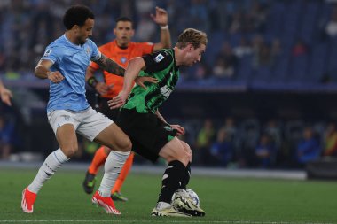 Roma, İtalya 26.05.2024: Lazio 'dan Felipe Anderson, Sassuoloduring İtalyan Serisi A TIM 2023-2024 futbol karşılaşması SS LAZIO - SASSUOLO Roma Olimpiyat Stadyumu' nda.