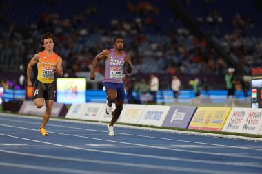 Roma, İtalya 7.06.2024: 20 Yarış Walw Kadın Avrupa Atletizm Şampiyonası 2024 Roma Olimpiyat Stadyumu