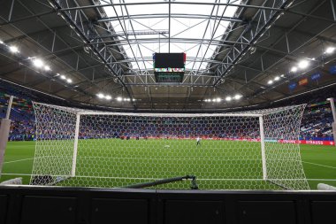 Gelsenkirchen, Almanya 20.06.2024: İspanya 'nın Veltins Veltins stadyumunun iç sahası İtalya UEFA EURO 2024 grup B grup futbol maçı İspanya ile İtalya arasında Gelsenkirchen' deki Veltins Arena stadyumunda oynanacak..