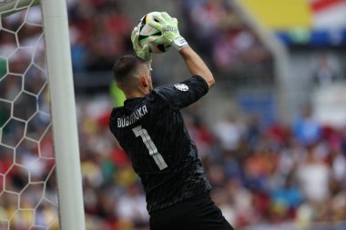 Düsseldorf, Almanya 21.06.2024: Dusseldorf 'taki Dsseldorf Arena' da Slovakya ile Ukrayna arasında oynanan E aşaması grup futbol maçı