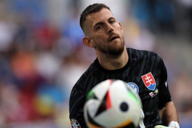 Düsseldorf, Almanya 21.06.2024: Dusseldorf 'taki Dsseldorf Arena' da Slovakya ile Ukrayna arasında oynanan E aşaması grup futbol maçı