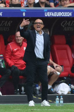 Düsseldorf, Almanya 21.06.2024: Dusseldorf 'taki Dsseldorf Arena' da Slovakya ile Ukrayna arasında oynanan E aşaması grup futbol maçı