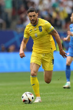 Düsseldorf, Almanya 21.06.2024: Dusseldorf 'taki Dsseldorf Arena' da Slovakya ile Ukrayna arasında oynanan E aşaması grup futbol maçı
