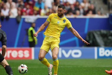 Düsseldorf, Almanya 21.06.2024: Dusseldorf 'taki Dsseldorf Arena' da Slovakya ile Ukrayna arasında oynanan E aşaması grup futbol maçı