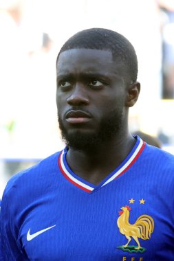 Dortmund, Almanya 25.06.2024: UEFA EURO 2024 tarihindeki Ferland Mendy, Fransa ile Polonya arasındaki D aşaması futbol maçı BVB Stadion Dortmund.