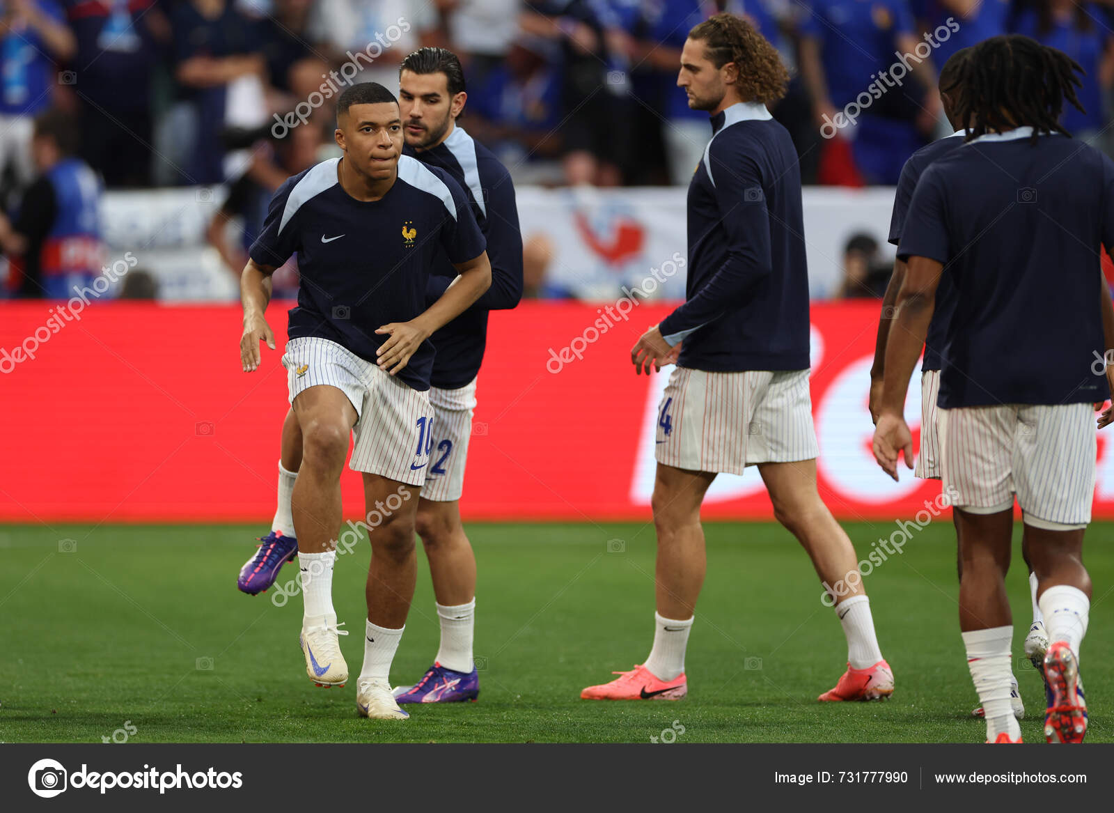Munich Germany 2024 Kylian Mbappe France Warm Uefa Euro 2024 Foto munich-germany-2024-kylian-mbappe-france-warm-uefa-euro-2024-foto