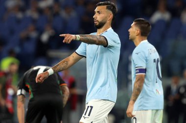 Roma, İtalya 18.08.2024: Lazio 'lu Taty Castellanos İtalya Futbol Şampiyonası Serie A Enilive 2024-2025 karşılaşmasında 18 Ağustos 2024' te Roma 'daki Stadio Olimpico' da SS Lazio - Venezia FC karşılaşması.