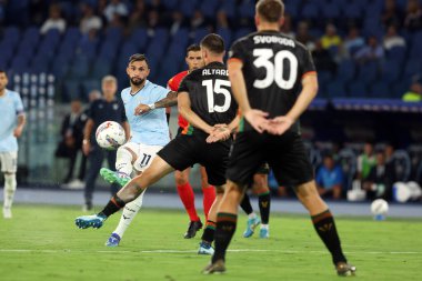 Roma, İtalya 18.08.2024: Lazio 'lu Taty Castellanos İtalya Futbol Şampiyonası Serie A Enilive 2024-2025 karşılaşmasında 18 Ağustos 2024' te Roma 'daki Stadio Olimpico' da SS Lazio - Venezia FC karşılaşması.
