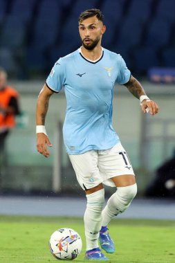 Roma, İtalya 18.08.2024: Lazio 'lu Taty Castellanos İtalya Futbol Şampiyonası Serie A Enilive 2024-2025 karşılaşmasında 18 Ağustos 2024' te Roma 'daki Stadio Olimpico' da SS Lazio - Venezia FC karşılaşması.
