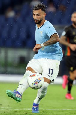 Roma, İtalya 18.08.2024: Lazio 'lu Taty Castellanos, İtalya futbol şampiyonluğu sırasında Serie A Enilive 2024-2025 karşılaşması sırasında 18 Ağustos 2024' te Roma 'daki Stadio Olimpico' da SS Lazio-Venezia FC karşılaşması düzenlendi..