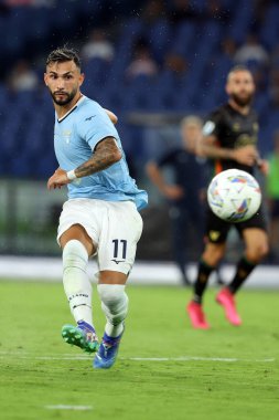Roma, İtalya 18.08.2024: Lazio 'lu Taty Castellanos, İtalya futbol şampiyonluğu sırasında Serie A Enilive 2024-2025 karşılaşması sırasında 18 Ağustos 2024' te Roma 'daki Stadio Olimpico' da SS Lazio-Venezia FC karşılaşması düzenlendi..