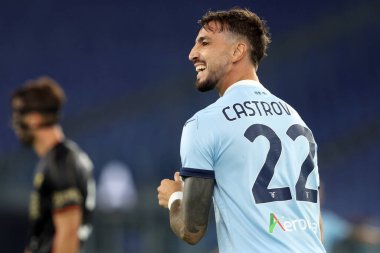 Roma, İtalya 18.08.2024: İtalya Futbol Şampiyonası sırasında Lazio Castrovilli Serie A Enilive 2024-2025 karşılaşması 18 Ağustos 2024 'te Roma' daki Stadio Olimpico 'da SS Lazio-Venezia FC karşılaşması.