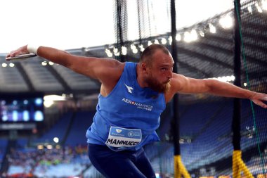 Roma, İtalya 30.08.2024: 30 Ağustos 2024 tarihinde Roma 'daki Stadio Olimpico' da düzenlenen Altın Gala Pietro Mennea Roma - Diamond League at Stadio Olimpico, 30 Ağustos 2024.