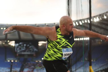 Roma, İtalya 30.08.2024: atletizm müsabakası sırasında Golden Gala Pietro Mennea Rome 2024 - 30 Ağustos 2024 'te Roma' daki Stadio Olimpico 'da Diamond League.