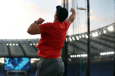 Roma, İtalya 30.08.2024: atletizm müsabakası sırasında Golden Gala Pietro Mennea Rome 2024 - 30 Ağustos 2024 'te Roma' daki Stadio Olimpico 'da Diamond League.