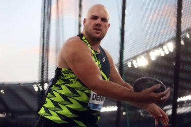 Roma, İtalya 30.08.2024: atletizm müsabakası sırasında Golden Gala Pietro Mennea Rome 2024 - 30 Ağustos 2024 'te Roma' daki Stadio Olimpico 'da Diamond League.