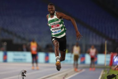 Rome, Italy 30.08.2024 : Tiago PEREIRA during TRIPLE JUMP MEN athletic competition Golden Gala Pietro Mennea Rome 2024 - Diamond League at Stadio Olimpico in Rome on August 30, 2024. clipart