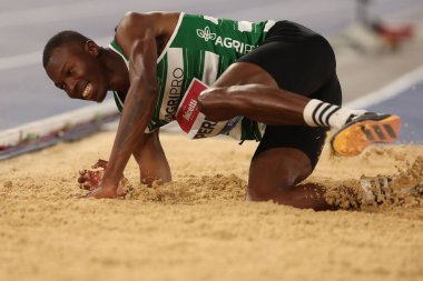 Roma, İtalya 30.08.2024: Tiago PEREIRA TRIPLE JUMP Erkekler Erkekler Atletizm Yarışması Altın Gala Pietro Mennea Roma 2024 - 30 Ağustos 2024 'te Roma' daki Stadio Olimpico 'da Diamond League.