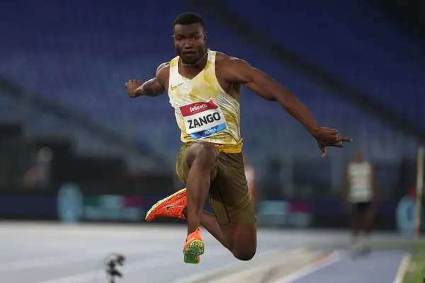 stock image Rome, Italy 30.08.2024 : Zango Andy during TRIPLE JUMP MEN athletic competition Golden Gala Pietro Mennea Rome 2024 - Diamond League at Stadio Olimpico in Rome on August 30, 2024.