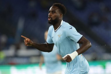 Roma, İtalya 16.09.2024: Lazio 'lu Boulaye Dia golü attı ve İtalya futbol şampiyonası Serie A Enilive 2024-2025 karşılaşmasında takımla birlikte kutlamak için Eylül 2024' de Roma 'daki Stadio Olimpico' da SS Lazio-Hellas Verona maçına çıktı..