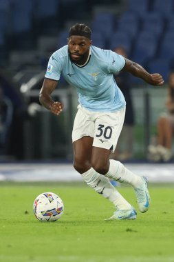 Roma, İtalya 16.09.2024: Lazio 'lu Nuno Tavares İtalyan futbol şampiyonluğu Serie A Enilive 2024-2025 karşılaşmasında SS Lazio Hellas Verona' ya karşı Eylül 2024 'te Roma' da Stadio Olimpico 'da oynanan karşılaşma..