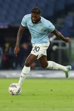 Roma, İtalya 16.09.2024: Lazio 'lu Nuno Tavares İtalyan futbol şampiyonluğu Serie A Enilive 2024-2025 karşılaşmasında SS Lazio Hellas Verona' ya karşı Eylül 2024 'te Roma' da Stadio Olimpico 'da oynanan karşılaşma..