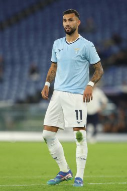 Roma, İtalya 16.09.2024: İtalyan futbol şampiyonluğu sırasında Lazio 'lu Taty Castellanos Serie A Enilive 2024-2025 karşılaşmasında SS Lazio Hellas Verona' ya karşı Eylül 2024 'de Roma' daki Stadio Olimpico 'da oynanan karşılaşma.