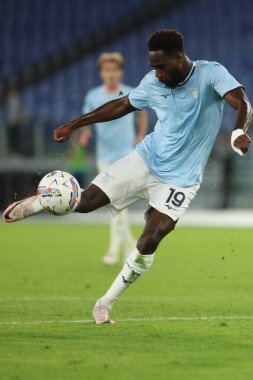 Roma, İtalya 16.09.2024: Lazio 'lu Boulaye Dia İtalyan futbol şampiyonluğu sırasında Serie A Enilive 2024-2025 karşılaşmasında SS Lazio Hellas Verona' ya karşı Eylül 2024 'te Roma' daki Stadio Olimpico 'da oynanan karşılaşma..