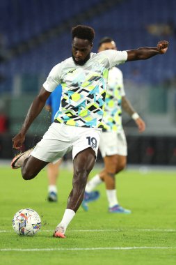 Roma, İtalya 16.09.2024: Lazio 'lu Boulaye Dia İtalyan futbol şampiyonluğu sırasında Serie A Enilive 2024-2025 karşılaşmasında SS Lazio Hellas Verona' ya karşı Eylül 2024 'te Roma' daki Stadio Olimpico 'da oynanan karşılaşma..
