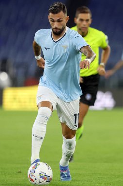 Roma, İtalya 16.09.2024: İtalyan futbol şampiyonluğu sırasında Lazio 'lu Taty Castellanos Serie A Enilive 2024-2025 karşılaşmasında SS Lazio Hellas Verona' ya karşı Eylül 2024 'de Roma' daki Stadio Olimpico 'da oynanan karşılaşma.