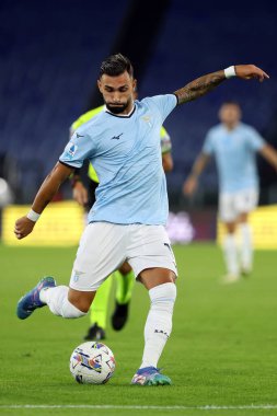 Roma, İtalya 16.09.2024: İtalyan futbol şampiyonluğu sırasında Lazio 'lu Taty Castellanos Serie A Enilive 2024-2025 karşılaşmasında SS Lazio Hellas Verona' ya karşı Eylül 2024 'de Roma' daki Stadio Olimpico 'da oynanan karşılaşma.