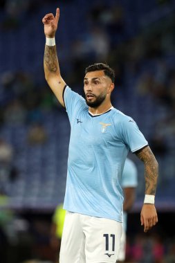 Roma, İtalya 16.09.2024: İtalyan futbol şampiyonluğu sırasında Lazio 'lu Taty Castellanos Serie A Enilive 2024-2025 karşılaşmasında SS Lazio Hellas Verona' ya karşı Eylül 2024 'de Roma' daki Stadio Olimpico 'da oynanan karşılaşma.