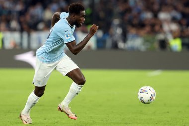 Roma, İtalya 16.09.2024: Lazio 'lu Boulaye Dia İtalyan futbol şampiyonluğu sırasında Serie A Enilive 2024-2025 karşılaşmasında SS Lazio Hellas Verona' ya karşı Eylül 2024 'te Roma' daki Stadio Olimpico 'da oynanan karşılaşma..