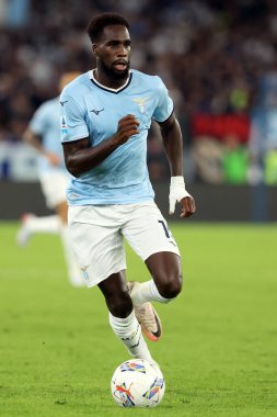 Roma, İtalya 16.09.2024: Lazio 'lu Boulaye Dia İtalyan futbol şampiyonluğu sırasında Serie A Enilive 2024-2025 karşılaşmasında SS Lazio Hellas Verona' ya karşı Eylül 2024 'te Roma' daki Stadio Olimpico 'da oynanan karşılaşma..