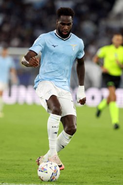 Roma, İtalya 16.09.2024: Lazio 'lu Boulaye Dia İtalyan futbol şampiyonluğu sırasında Serie A Enilive 2024-2025 karşılaşmasında SS Lazio Hellas Verona' ya karşı Eylül 2024 'te Roma' daki Stadio Olimpico 'da oynanan karşılaşma..