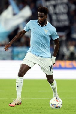 Roma, İtalya 16.09.2024: Lazio 'lu Boulaye Dia İtalyan futbol şampiyonluğu sırasında Serie A Enilive 2024-2025 karşılaşmasında SS Lazio Hellas Verona' ya karşı Eylül 2024 'te Roma' daki Stadio Olimpico 'da oynanan karşılaşma..